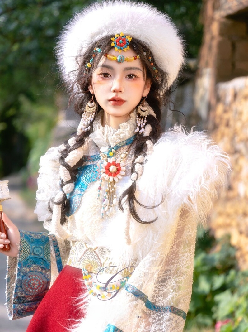 Ethnic Fashion Photography - Новая коллекция тибетской этнической одежды для