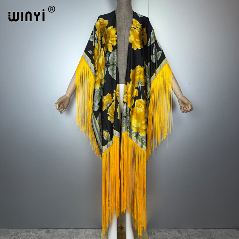 Kaftan Women Boho - WINYI Африканское кимоно, накидки в богемном
