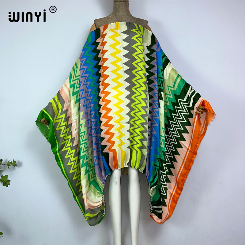 Kaftan Women Boho - Женские сексуальные Макси-платья WINYI с одним
