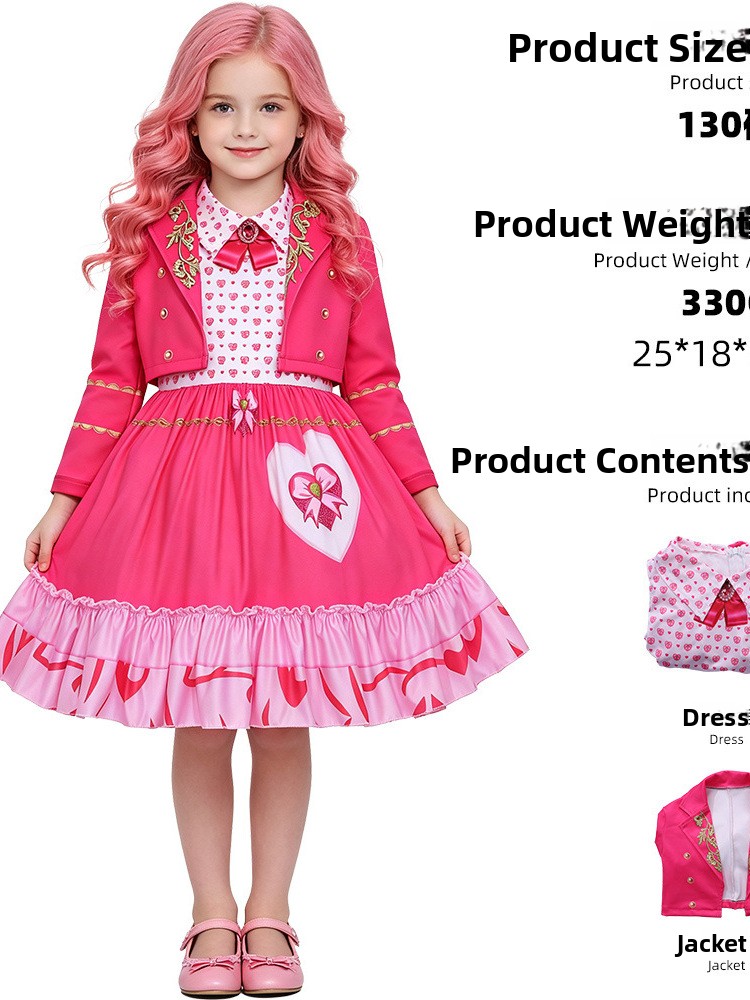 Ethnic Fashion Online - Новое розовое платье для косплея, сценический