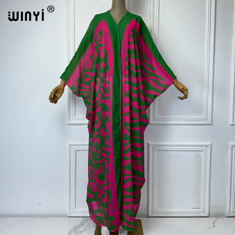 Kaftan Women Boho - WINYI Африканские кимоно с богемным принтом,