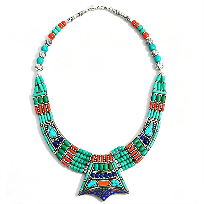 Ethnic Fashion Com - BOHO винтажные ожерелья коллекция медных инкрустированных