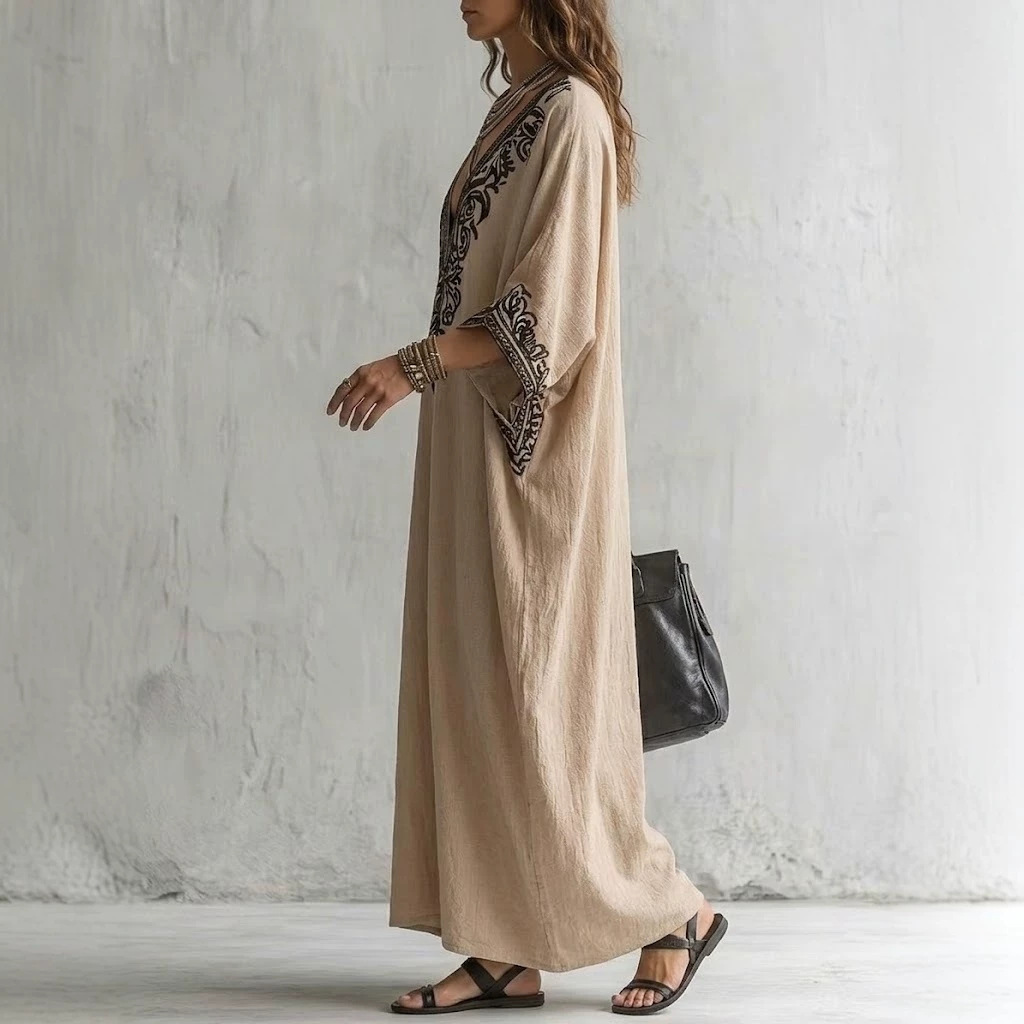 Женское бохо-платье-кафтан с в – обзор и цена Kaftan Women Boho
