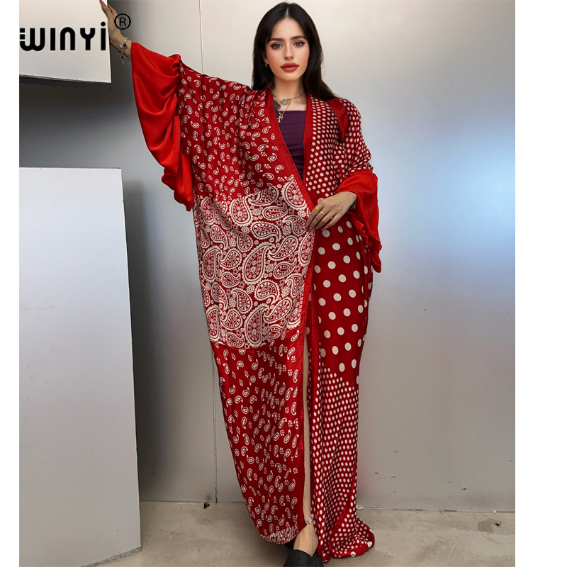 Летнее кимоно WINYI: пляжное п – обзор и цена Kaftan Women Boho