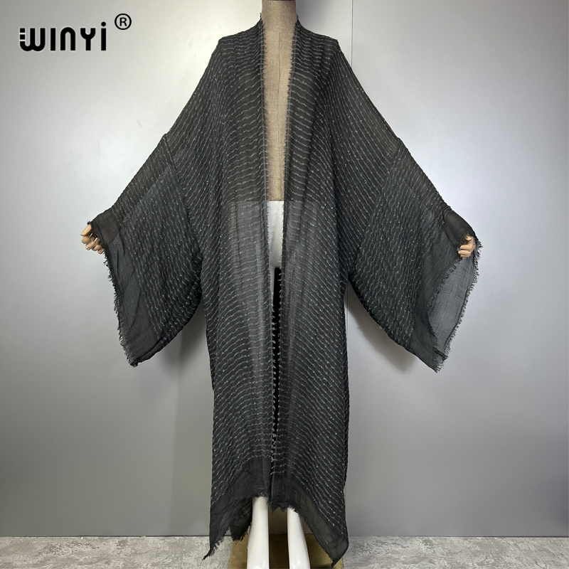 WINYI кимоно с геометрическим  – обзор и цена Kaftan Women Boho
