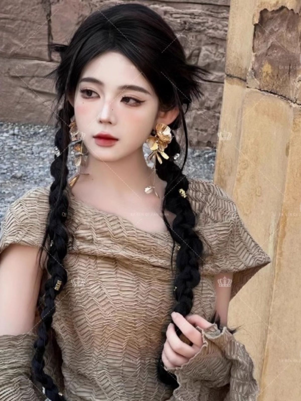 Длинное платье в пустынном сти – обзор и цена Ethnic Fashion Photography