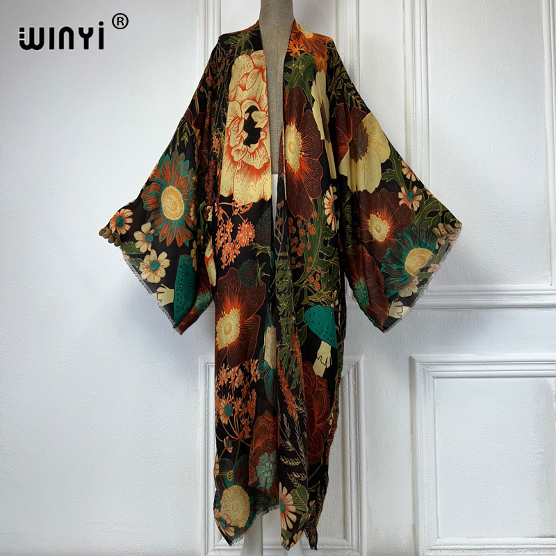 WINYI Africa Fashion Летнее ки – обзор и цена Kaftan Women Boho
