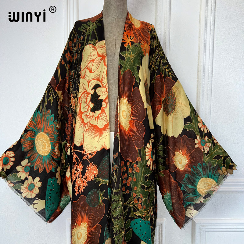 WINYI Africa Fashion Летнее ки – обзор и цена Kaftan Women Boho
