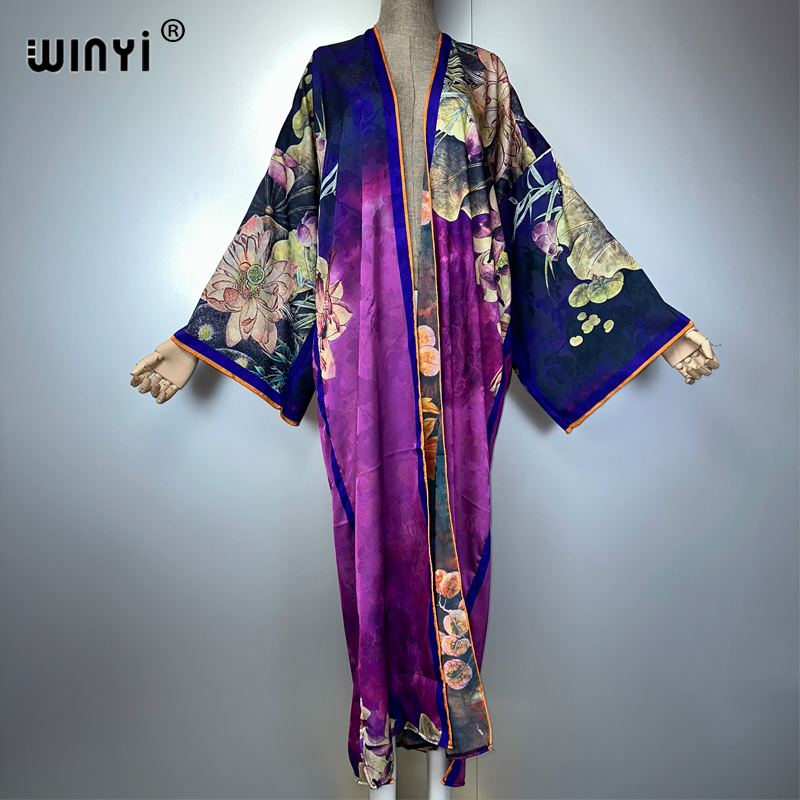Кимоно WINYI, платье высокого  – обзор и цена Kaftan Women Boho