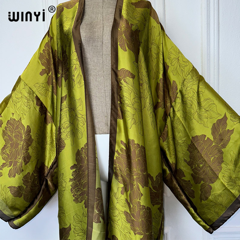 WINYI Африканские кимоно с при – обзор и цена Kaftan Women Boho