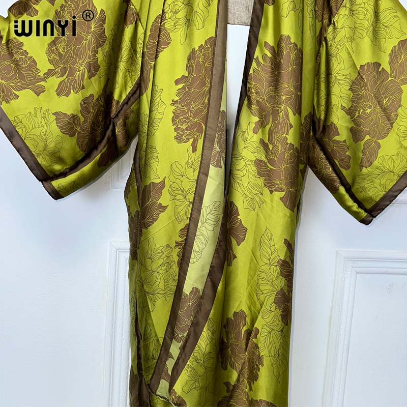 WINYI Африканские кимоно с при – обзор и цена Kaftan Women Boho