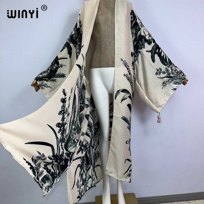 Кимоно WINYI в стиле бохо для  – обзор и цена Kaftan Women Boho